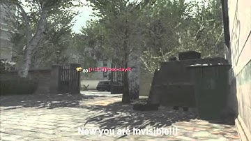 MW3 New how to be invisible on Infected glitch!!!!!!!!!