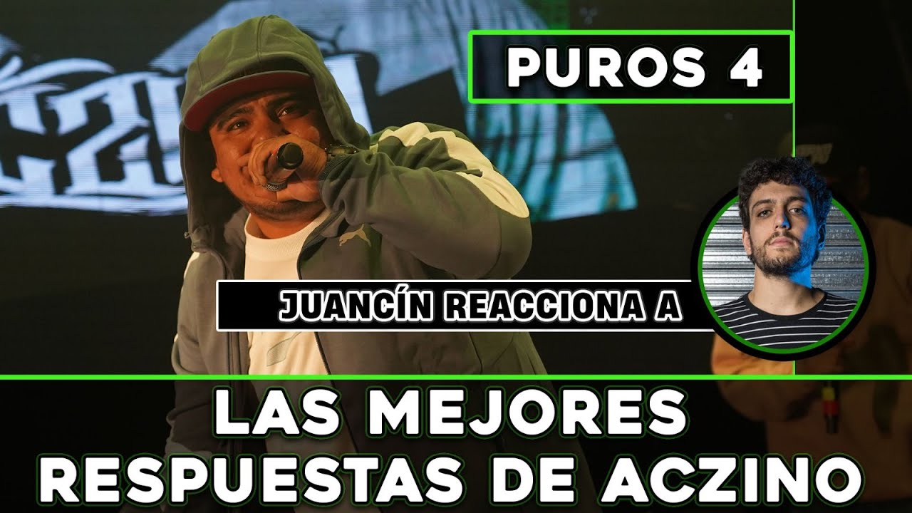 ¡JUANCÍN REACCIONA a LAS MEJORES RESPUESTAS DE ACZINO! [PURO 4]