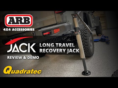 ARB JACK Off Road Long Travel Hydraulic Recovery Jack Review & Operation Demo for Jeep Vehicles