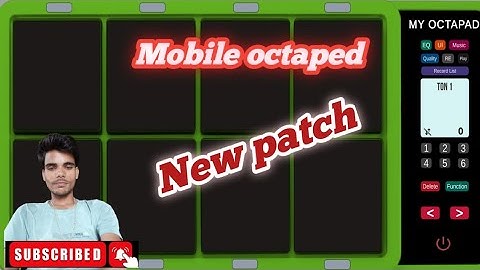 Mobile Octapad Patch Kaise Load Kare - Drum Machine Kaise Bajaye - Mobile Octapad #shivanshusantosh
