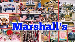 🔥👑🛒🆕 All New Marshall's 4th of July/Summer Home Decor Shop With Me & Designer Name Brands!!🔥👑🛒🆕