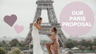 Epic Paris Proposal | Lesbian Couple 2019