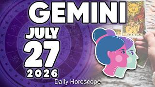 𝐆𝐞𝐦𝐢𝐧𝐢 ♊ 🤫 THE TRUTH ABOUT YOUR HEART'S DESIRES💖🤫 Horoscope for today JULY 27 2026🔮 #horoscope #new