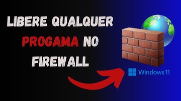 Como Liberar um Programa ESPECÍFICO no Firewall do Windows  11