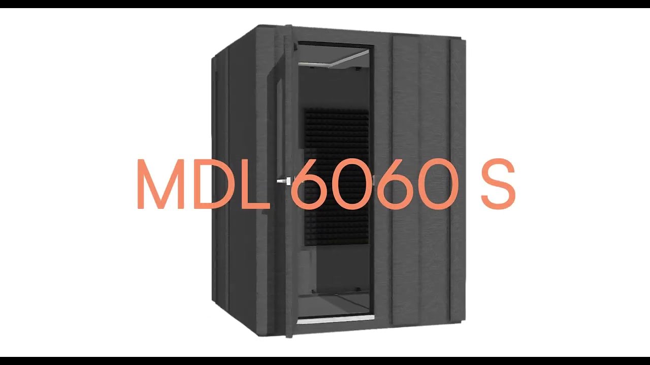 MDL 6060 S - 5' x 5' Single-Wall Isolation Booth | WhisperRoom®