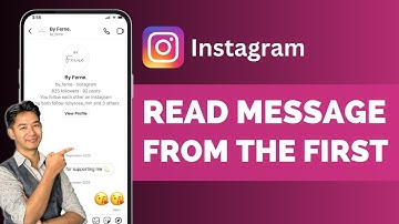How To Read Instagram Messages From The Beginning | See First Message Without Scrolling !