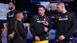 Steph Curry scared Luka Doncic 2021 NBA All-Star Game