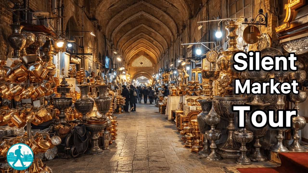Step Into Isfahan’s Hidden Bazaar – A Peaceful Market Walk