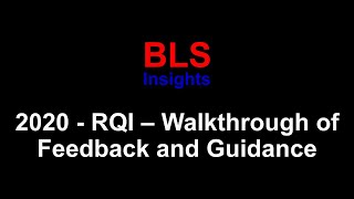RQI - 2020 - Walkthrough of the available Feedback/Guidance in RQI HeartCode BLS Skills Assessments