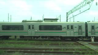 JR東日本 東北本線 仙石東北ライン HB-E210系 HB-E211-2 仙台→岩切 5573D