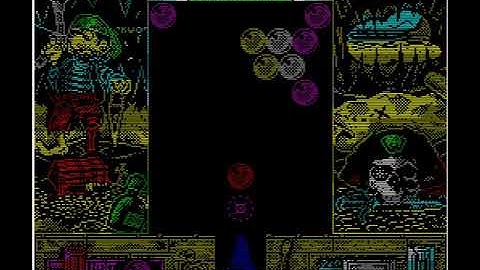 Cannon Bubble - ZX Spectrum - Zecut0r emulator