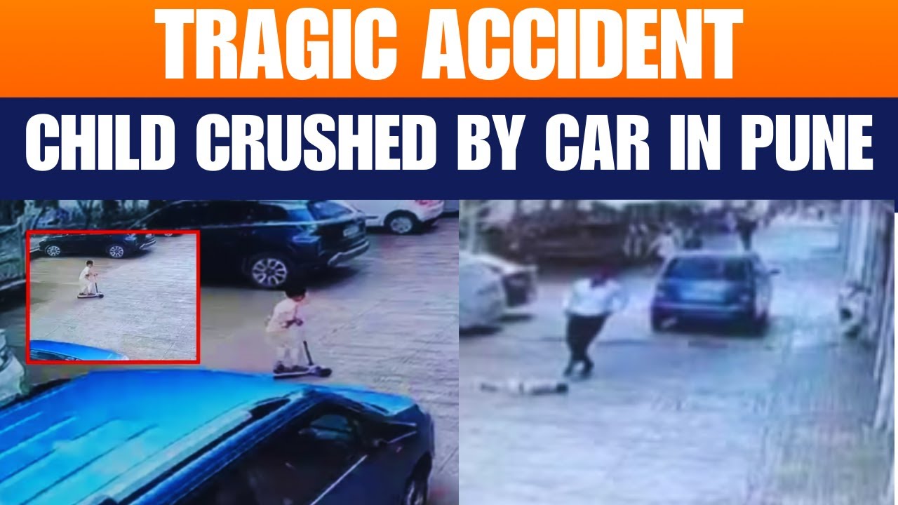 Tragic Accident in Pune: Child Crushed by Car in Residential Society | News9