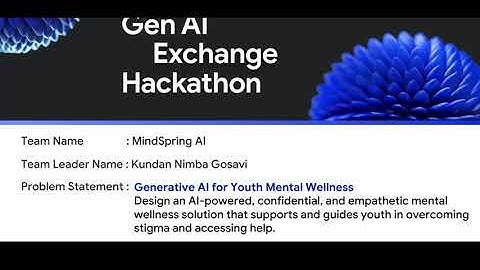 Prototype Showcasing Video (Gen AI Exchange Hackathon)