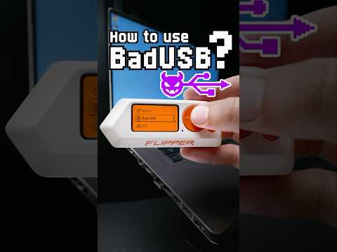 BadUSB turns Flipper Zero into a super fast virtual keyboard ⌨️🤖 #flipperzero #hardware #badusb