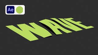 The AMAZING Wrinkle Wave Text Animation Technique in After Effects