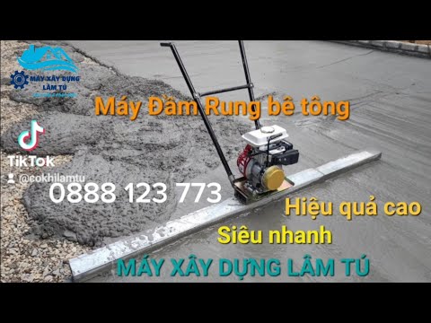 Video: Máy đầm rung bê tông xây dựng
