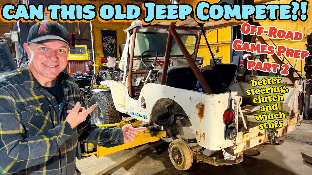 Dirt Daily. Improved Steering, Clutch Chain Conversion, and other Stuff in a 1950's Jeep