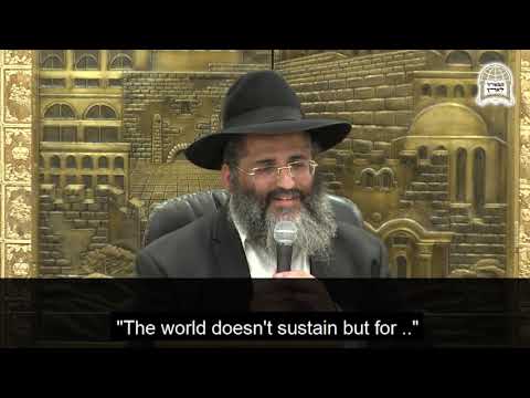 "A Moment of Light" with Harav HaGaon Israel Abargel Shlit"a - Saliva that Resurrects the dead