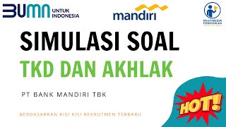 Soal Psikotes PT Bank Mandiri ( Simulasi ) Soal Psikotes PT Bank Mandiri ( Simulasi )
