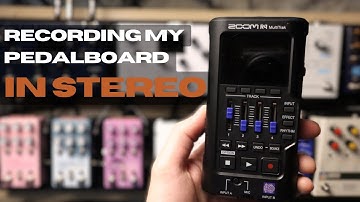 ZOOM R4 MULTI TRACK RECORDER//PEDALBOARD WALKTHROUGH IN FULL STEREO// 2024