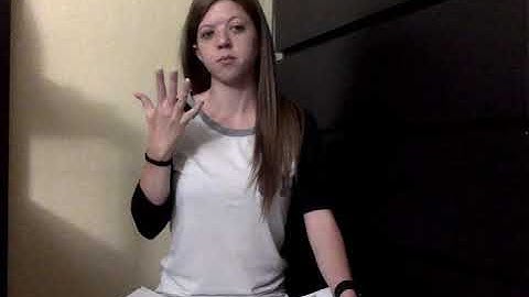 ASL 101 Lesson 5 Assignment 1