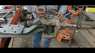 how to adjust front axle tip roller #kodiak