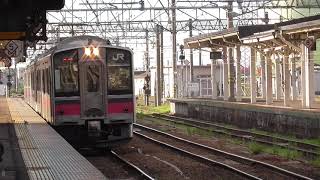 JR弘前駅　奥羽本線 青森行き到着【701系・670M】　2021.07.31