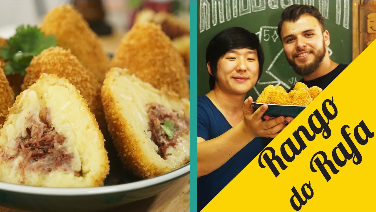 Coxinha de Mandioca e Carne seca feat.Pyong Lee - Rango do Rafa