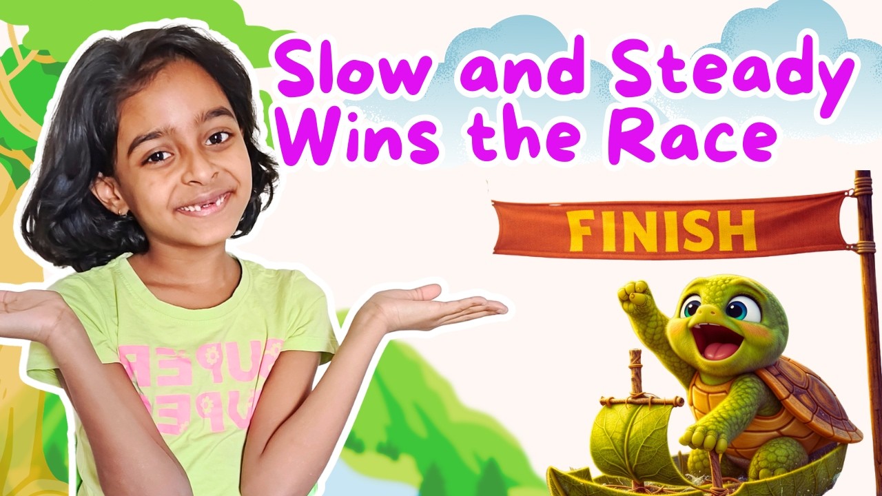 Slow and Steady Wins the Race | Moral Story for Kids | Bedtime Stories ...