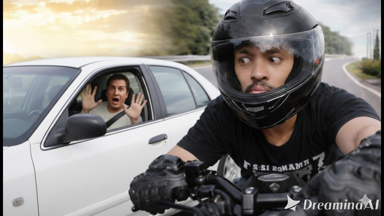 REAGINDO: Ele quase não sobreviveu a essa fechada! 😱 (Sustos de Moto #245)