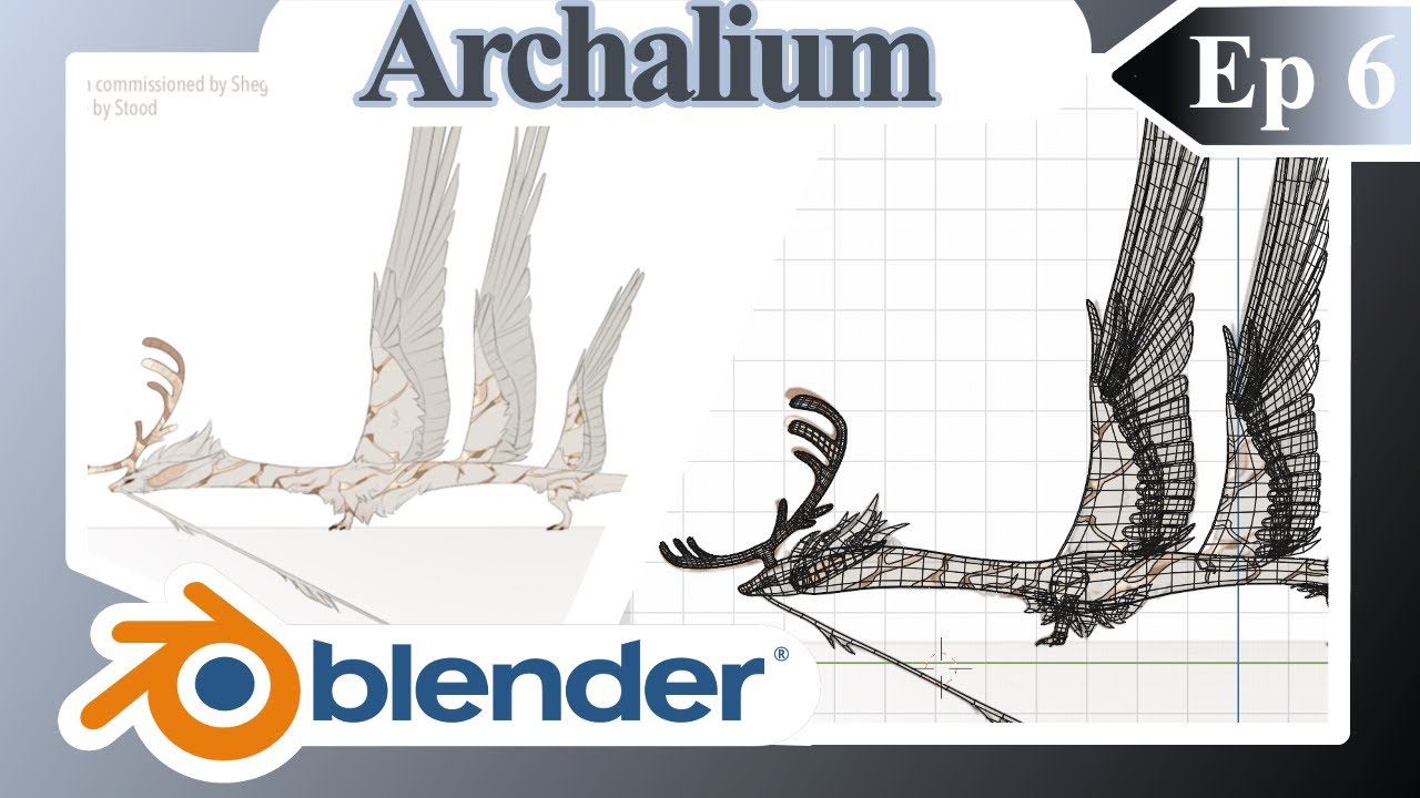 Archalium Pencil Fan-art 3D Uncut - Creatures of Sonaria 