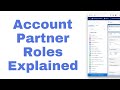 Salesforce account partner roles explained
