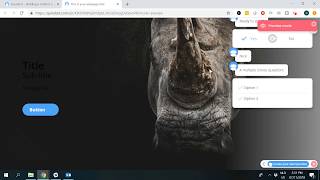Changing the landing page background alongside the Quriobot conversation screenshot 5