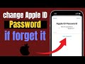 what to do if you have forget  your Apple ID password