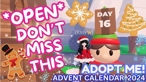 *OPEN DAY 16* -  Adopt Me Advent Calendar 2024 - Winter Event