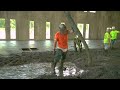 Freestore foodbank concrete pour