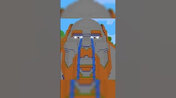 Zombie visits Notch Temple FAIL #monsterschool #minecraft #minecraftanimation #notch #shorts