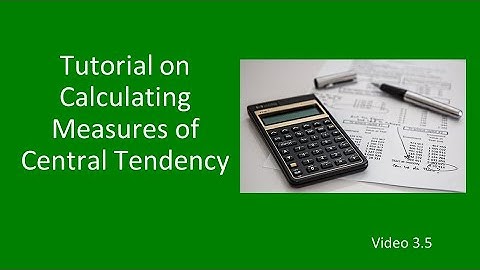 PSY 230 Video 3.5: How to Calculate MCT Tutorial