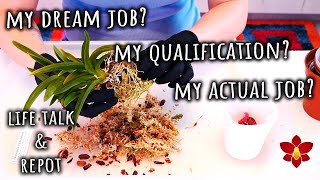 If I wasnt making Orchid videos, this is what I would have liked to do! - Repot & Chill