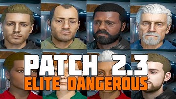 Elite Dangerous - Patch 2.3 Character Creator, New Camera System, Mega Ships, (& Ship Naming?)