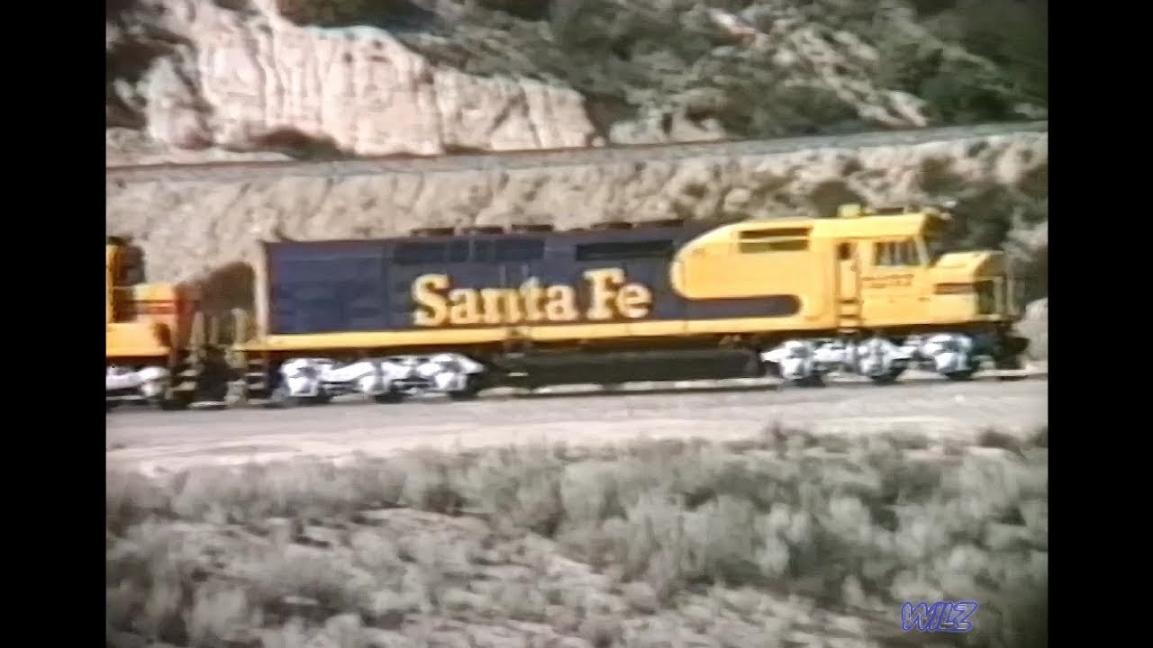 Cajon Pass telephoto runbys 1987 YouTube