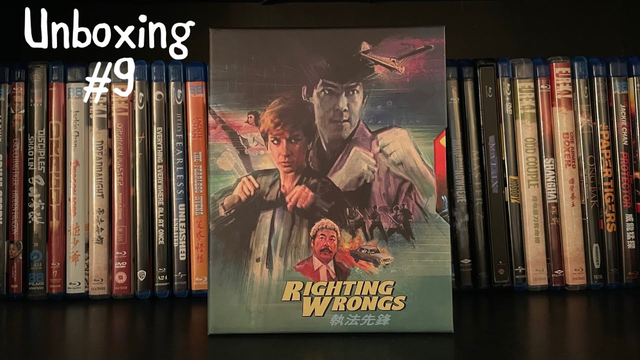Unboxing 9 Righting Wrongs BluRay (Vinegar Syndrome) YouTube