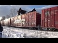 CP Holiday Train 2014 Chase Part 1 Cobleskill NY
