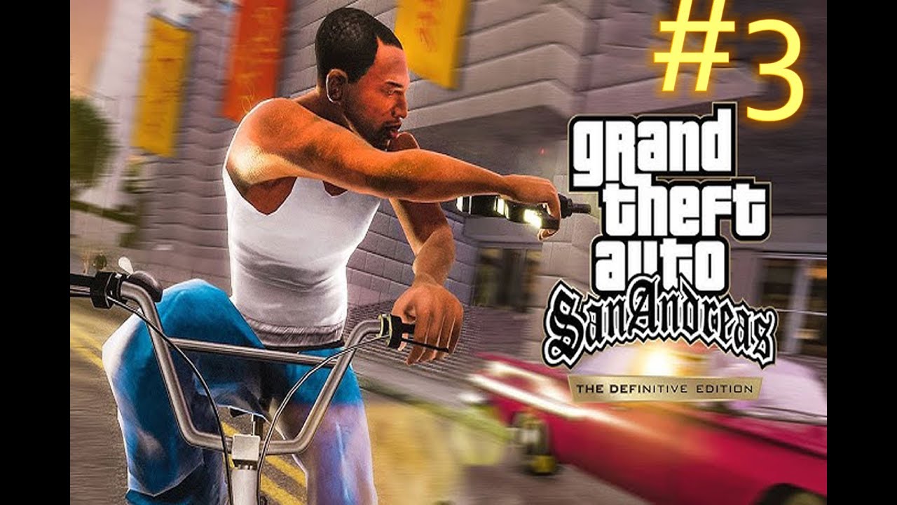Gta San Andreas Definitive Edition #3 role pra comer frango e servindo de chofer pra gangue
