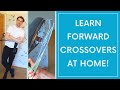 You can learn forward crossovers at home?! Off-Ice Figure Skating Lesson!