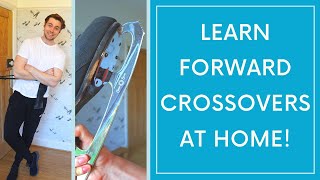 You Can Learn Forward Crossovers At Home? Off-Ice Figure Skating Lesson