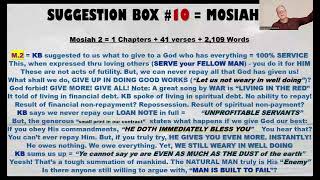 2025 0325 - Suggestion Box Class #10 - Mosiah 2 