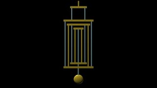 Clocktime: John Harrison Wooden Regulator Longcase 1726, 04 Gridiron Pendulum