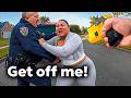 Cops vs the Dumbest Karens Who Try to Fight Back