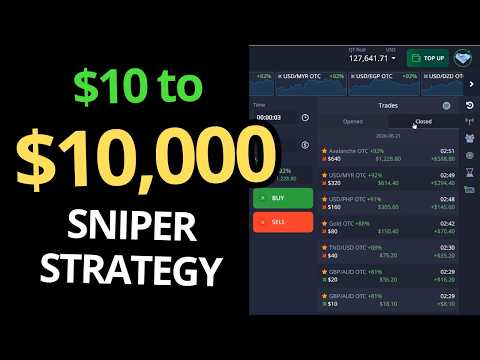Video $10 to $10,000 Pocket Option Sniper Strategy